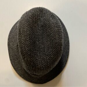 Vintage Made in USA Pendleton Wool Herringbone Hat Fedora Bucket - size Large